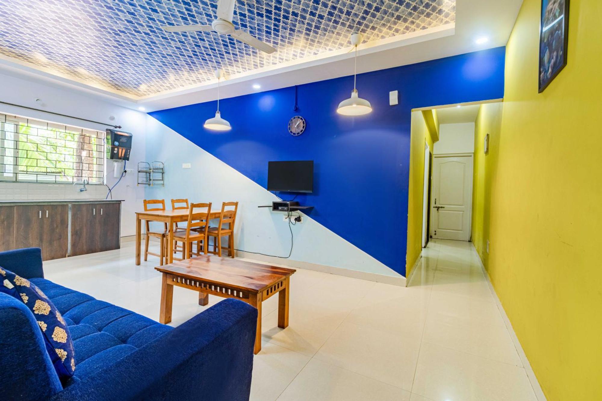 4Bhk Sparkling Apartment Near Beach Pool & Bar 2Bhkx2 Вагатор Номер фото