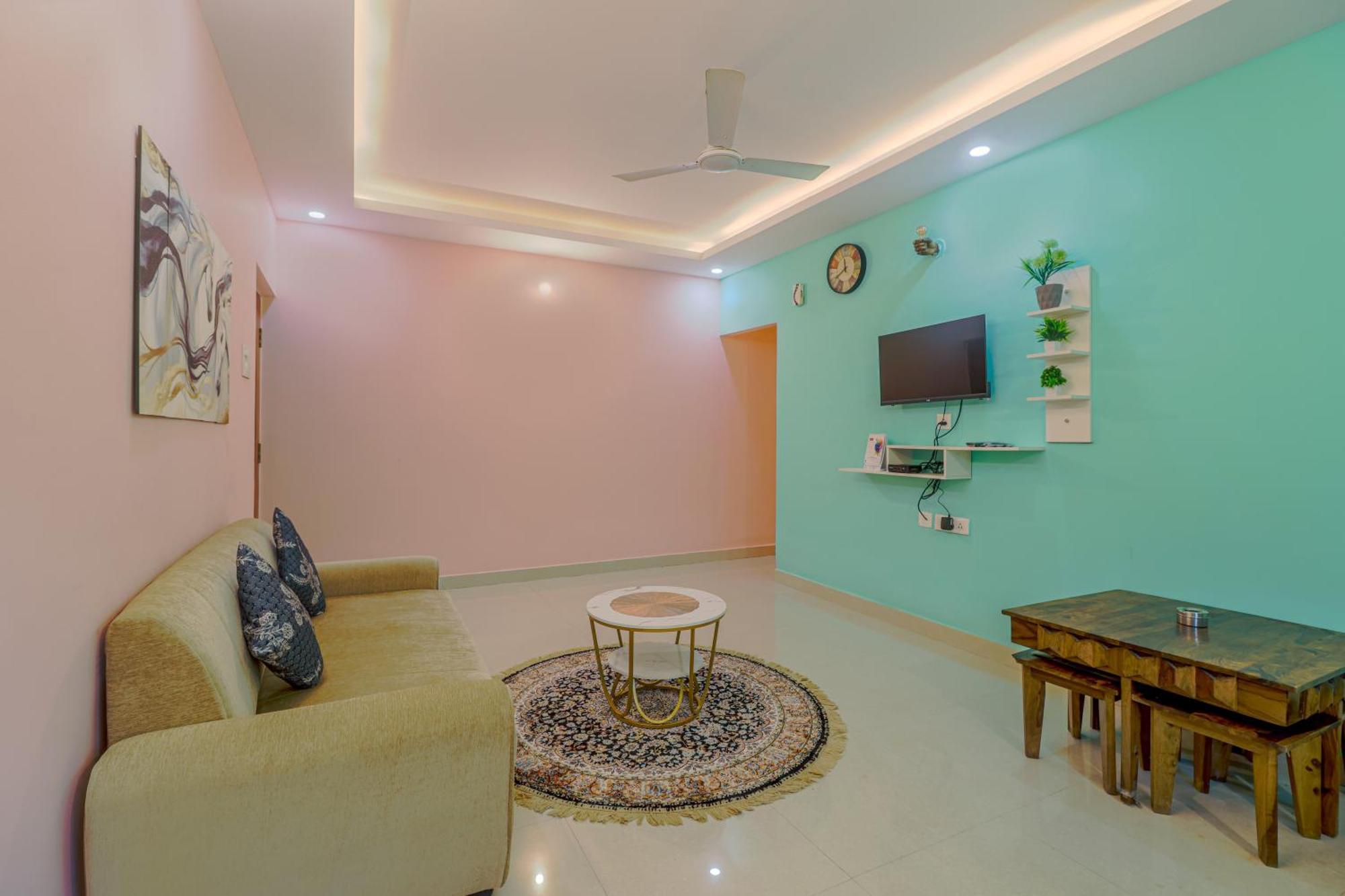4Bhk Sparkling Apartment Near Beach Pool & Bar 2Bhkx2 Вагатор Номер фото
