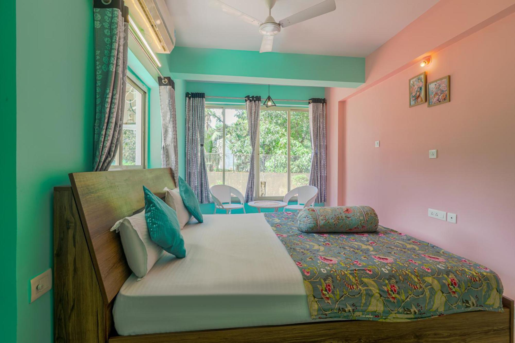 4Bhk Sparkling Apartment Near Beach Pool & Bar 2Bhkx2 Вагатор Номер фото