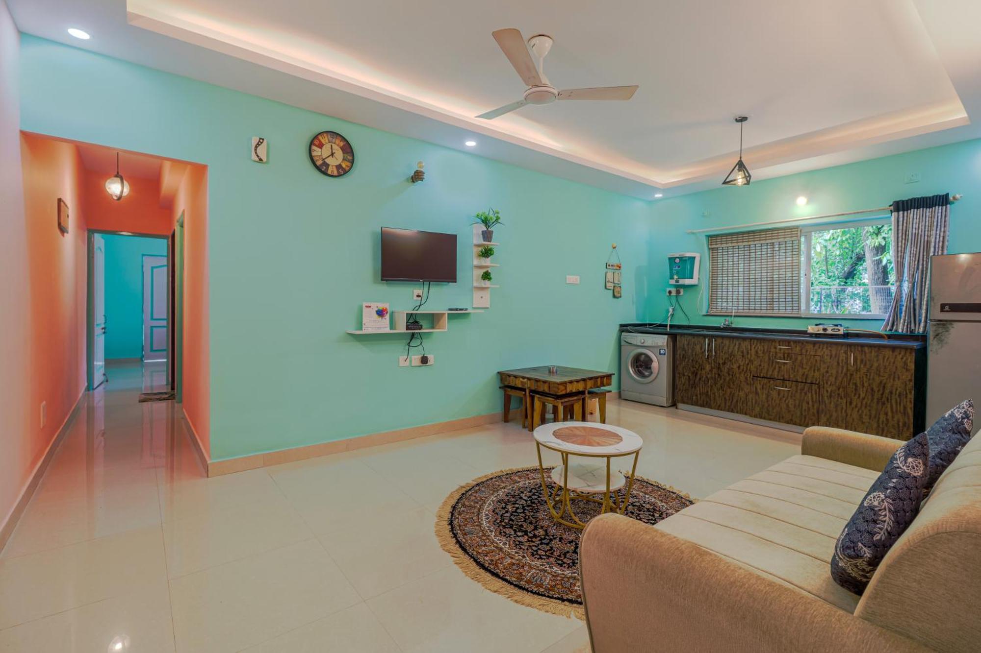 4Bhk Sparkling Apartment Near Beach Pool & Bar 2Bhkx2 Вагатор Экстерьер фото